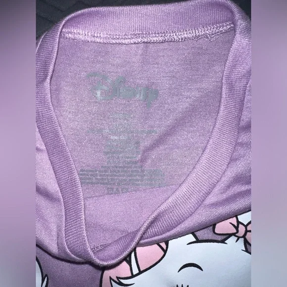 4/$10 Bundle Sale: NWOT Girls Disney Aristocats Crew T-shirt - Picture 3 of 3